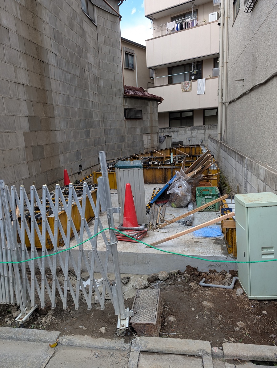 福田様邸基礎コンクリート打設03