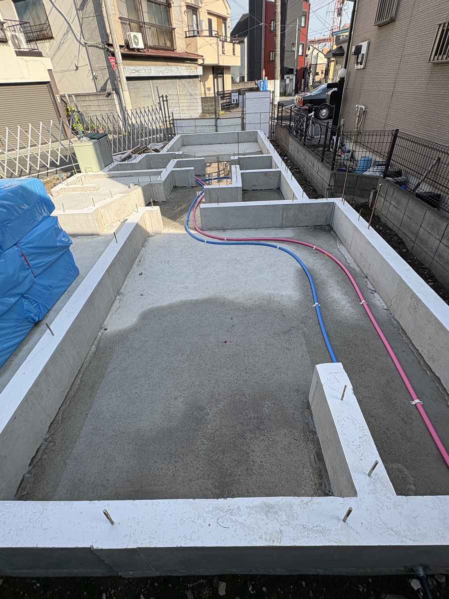 小島様邸基礎コンクリート打設03