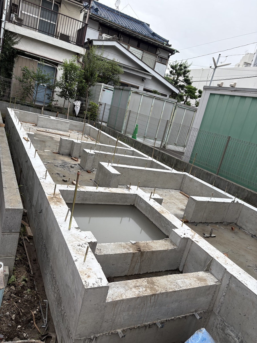 ＫＥ様邸基礎コンクリート打設02